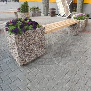 Скамья Евро 3 - Зимняя вишня